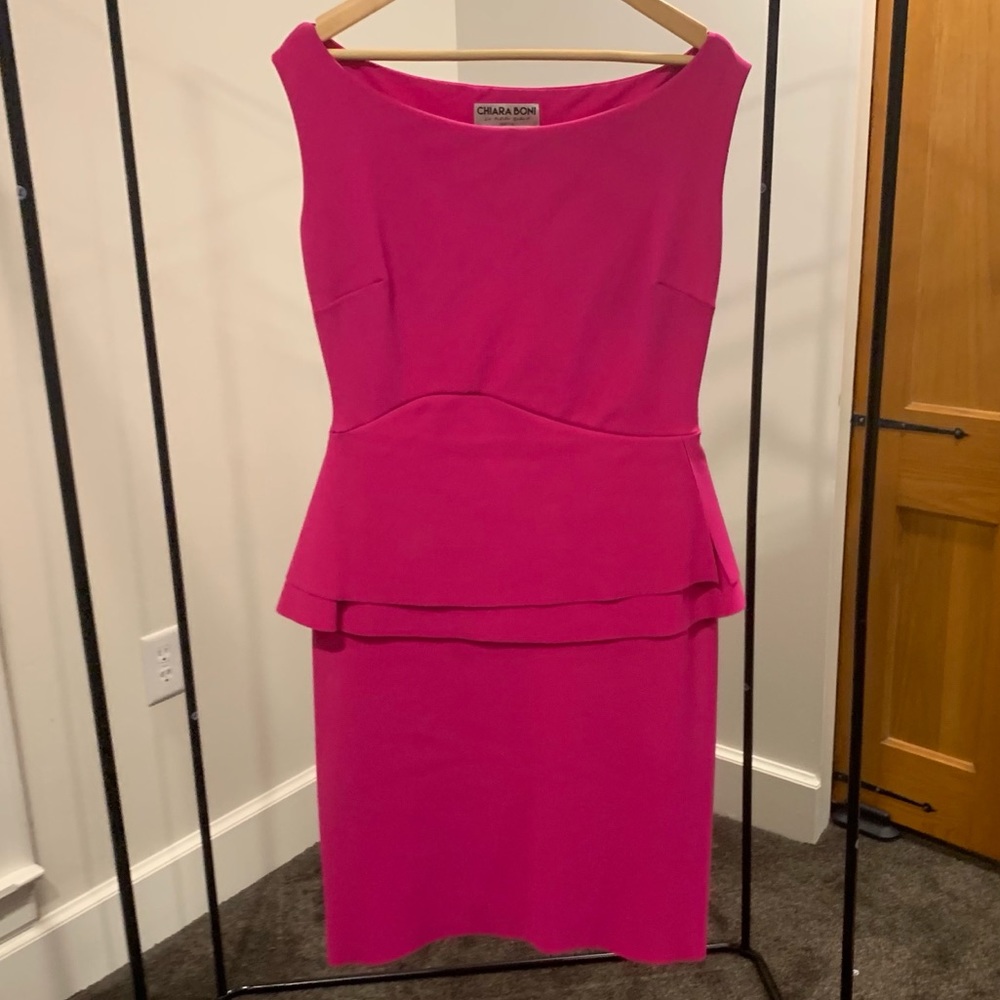 Chiara Boni Hot Pink Dress